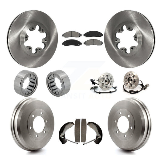 Hub Bearing Brake Rotor & Pads Shoe Front Rear Kit (10Pc) For Chevrolet Colorado