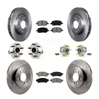 Hub Bearing Brake Rotor Pads Front Rear Kit (10Pc) For Pontiac Montana Chevrolet