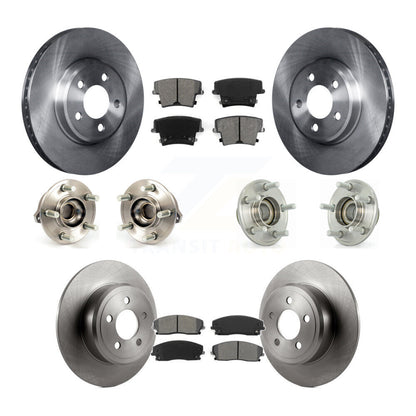 Hub Bearing Brake Rotor Pad Front Rear Kit (10Pc) For Dodge Chrysler 300 Charger