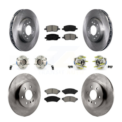 Hub Bearing Brake Rotor Pads Front Rear Kit (10Pc) For Pontiac Montana Chevrolet