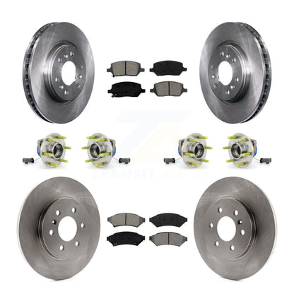 Hub Bearing Brake Rotor Pads Front Rear Kit (10Pc) For Pontiac Montana Chevrolet