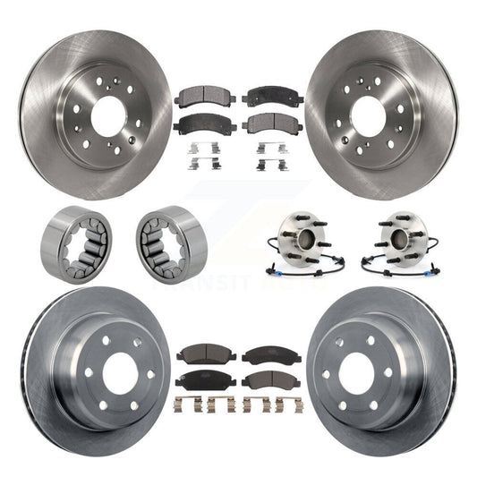 Hub Bearing Brake Rotor Pad Shoe Front Rear Kit (10Pc) For Chevrolet Express GMC