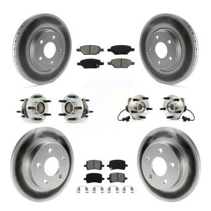 Hub Bearing Coat Brake Rotor Pads Front Rear Kit (10Pc) For Chevrolet Malibu HHR