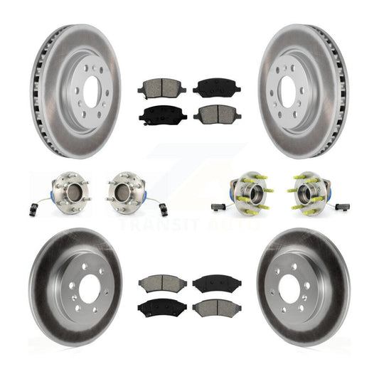 Hub Bearing Coat Brake Rotor Pad Front Rear Kit (10Pc) For Pontiac Montana Buick
