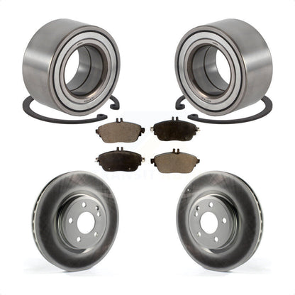 Wheel Bearing Coated Brake Rotor Pad Front Kit For Mercedes-Benz GLA250 CLA250 B