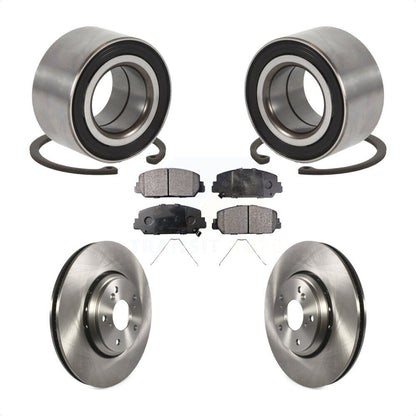 Wheel Bearing Disc Brake Rotors And Pads Front Kit For Honda Civic Acura ILX