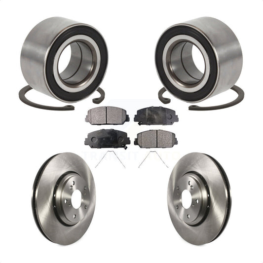 Wheel Bearing Disc Brake Rotors And Pads Front Kit For Honda Civic Acura ILX
