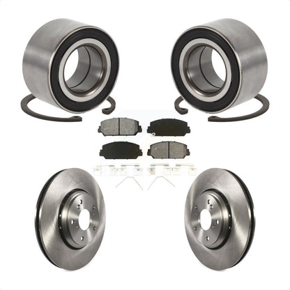 Wheel Bearing Disc Brake Rotors And Pads Front Kit For Honda Civic Acura ILX