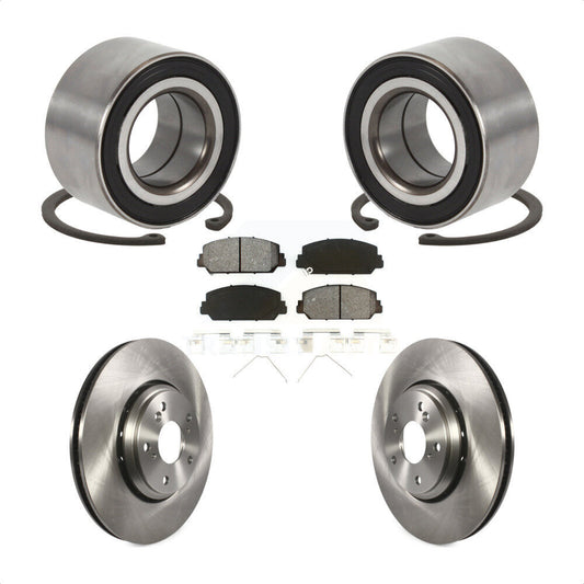 Wheel Bearing Disc Brake Rotors And Pads Front Kit For Honda Civic Acura ILX