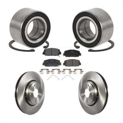 Wheel Bearing Disc Brake Rotors And Pads Front Kit For Honda Civic Acura ILX