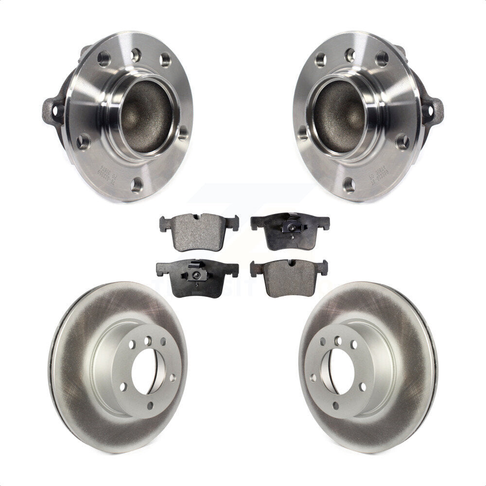 Hub Bearing Coat Brake Rotor Pad Front Kit For BMW 328i 320i 228i 428i 230i Gran