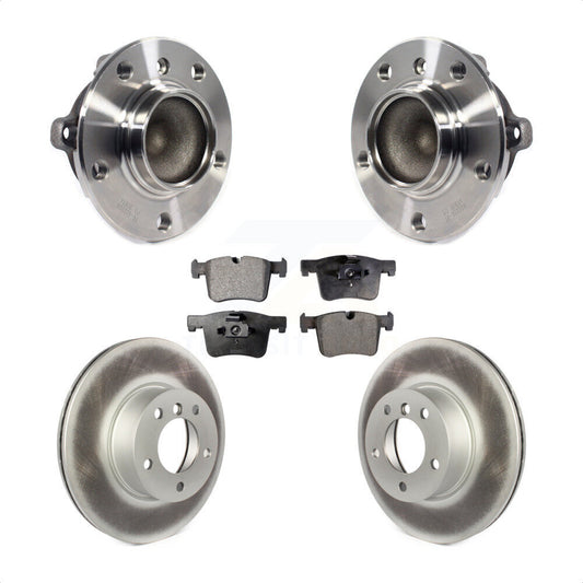 Hub Bearing Coat Brake Rotor Pad Front Kit For BMW 328i 320i 228i 428i 230i Gran