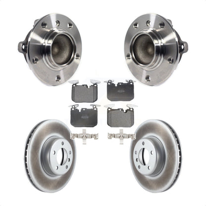 Hub Bearing Coated Brake Rotor Pad Front Kit For BMW M235i 335i 328i 228i 435i 3