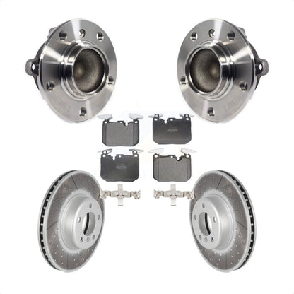 Hub Bearing Coated Brake Rotor Pad Front Kit For BMW M235i 335i 328i 228i 435i 3