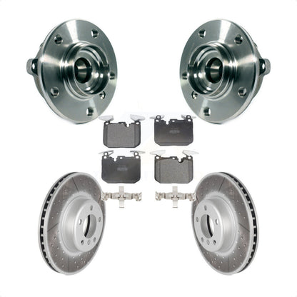 Hub Bearing Coat Brake Rotor Pad Front Kit For BMW 328i xDrive 320i 228i 435i GT