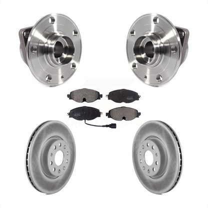 Hub Bearing Coat Brake Rotor Pad Front Kit For Volkswagen Taos GTI Golf Alltrack