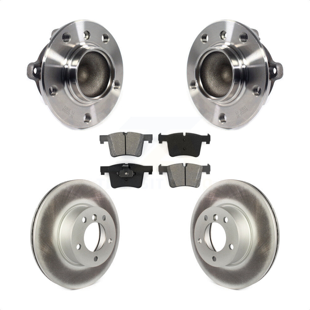 Hub Bearing Coat Brake Rotor Pad Front Kit For BMW 328i 320i 228i 428i 230i Gran