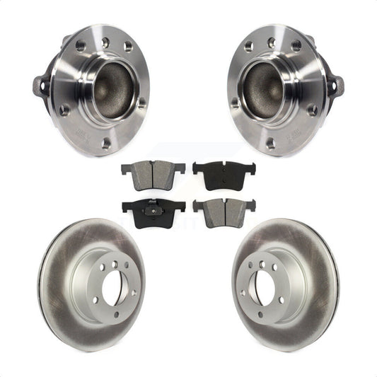 Hub Bearing Coat Brake Rotor Pad Front Kit For BMW 328i 320i 228i 428i 230i Gran