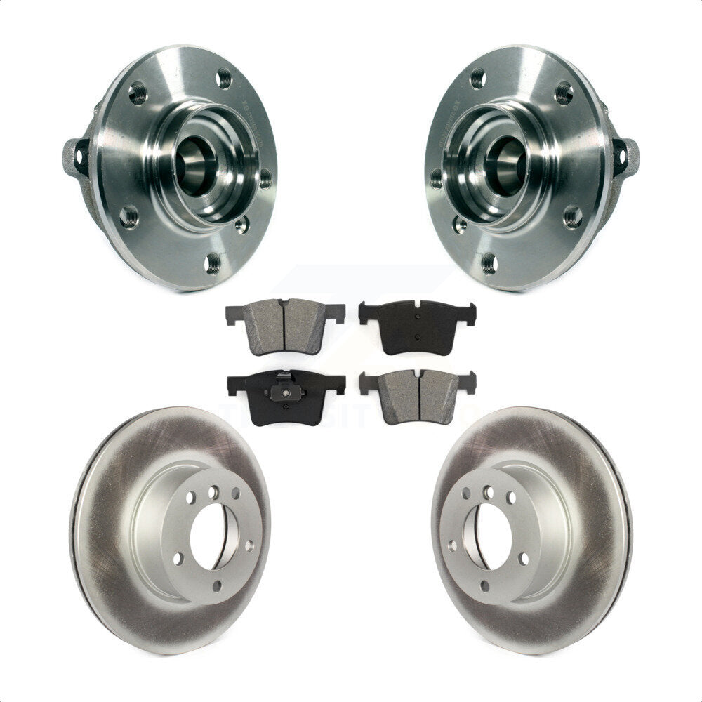 Hub Bearing Coat Brake Rotor Pad Front Kit For BMW 328i xDrive 320i 228i 428i GT