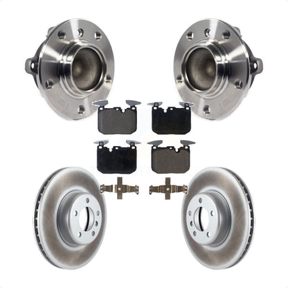 Hub Bearing Coated Brake Rotor Pad Front Kit For BMW M235i 335i 328i 228i 435i 3