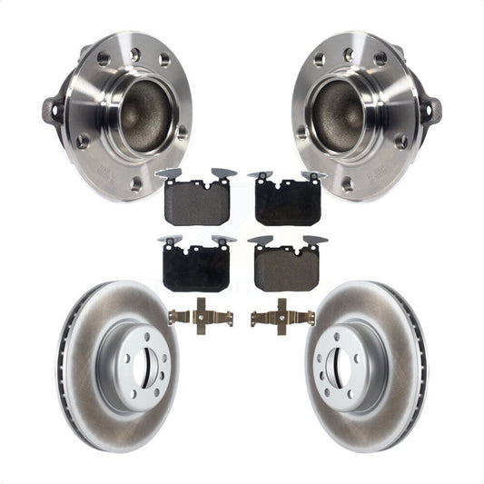 Hub Bearing Coated Brake Rotor Pad Front Kit For BMW M235i 335i 328i 228i 435i 3