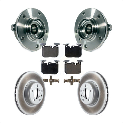 Hub Bearing Coat Brake Rotor Pad Front Kit For BMW 328i xDrive 320i 228i 435i GT