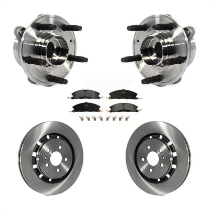 Hub Bearing Brake Rotor & Pad Front Kit For Ford Taurus Police Interceptor Sedan