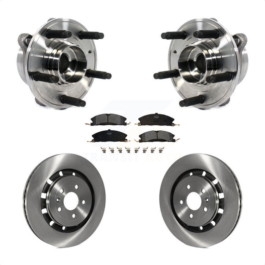 Hub Bearing Brake Rotor & Pad Front Kit For Ford Taurus Police Interceptor Sedan