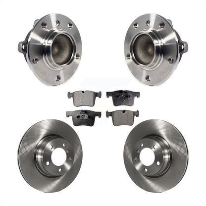 Hub Bearing Assembly Disc Brake Rotors And Pads Front Kit For BMW 328i 330e