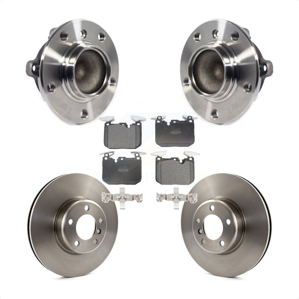 Hub Bearing Brake Rotor Pads Front Kit For BMW M235i 335i 328i 228i 435i M240i 3
