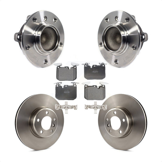 Hub Bearing Brake Rotor Pads Front Kit For BMW M235i 335i 328i 228i 435i M240i 3