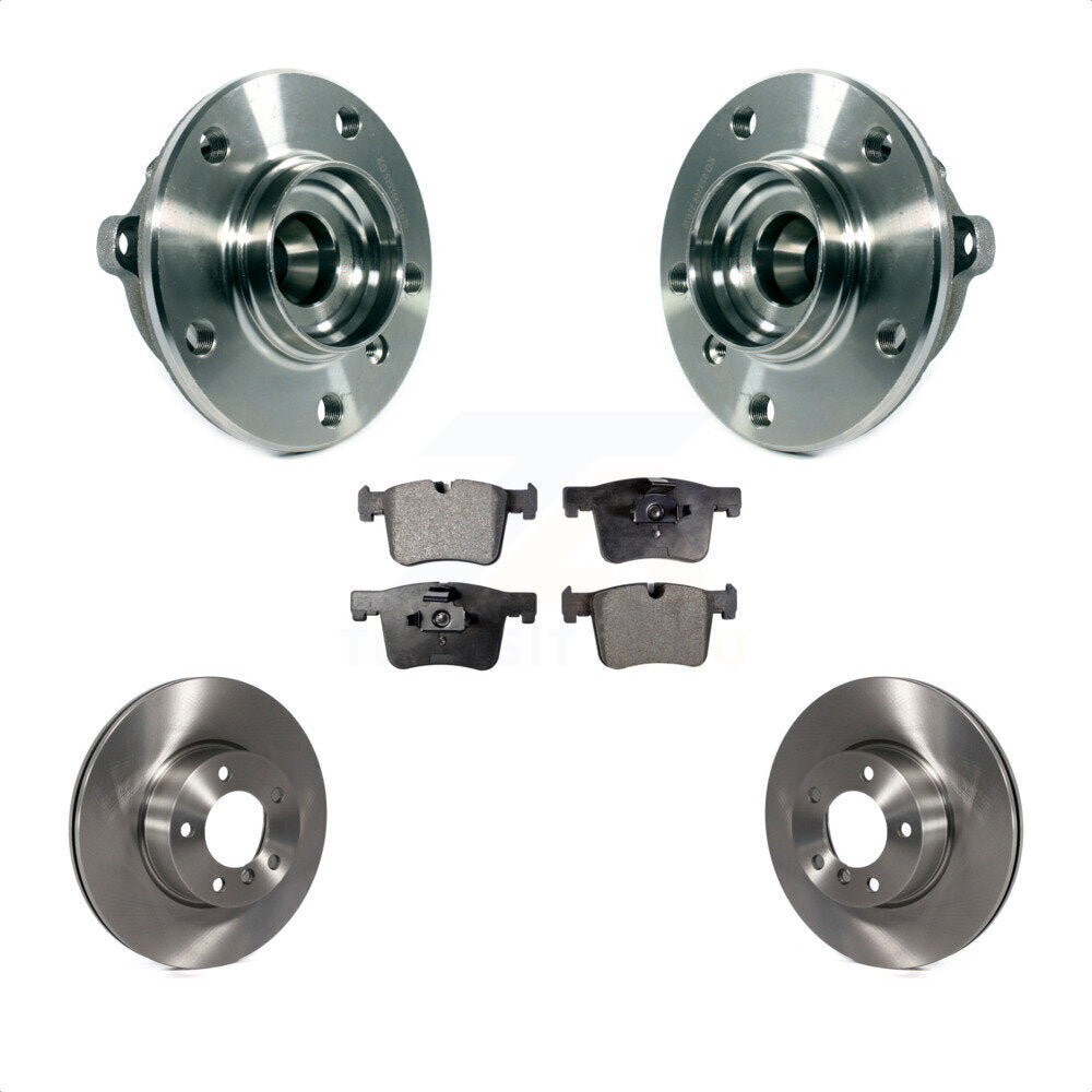 Hub Bearing Brake Rotor Pad Front Kit For BMW 328i xDrive 320i 228i 428i Gran GT