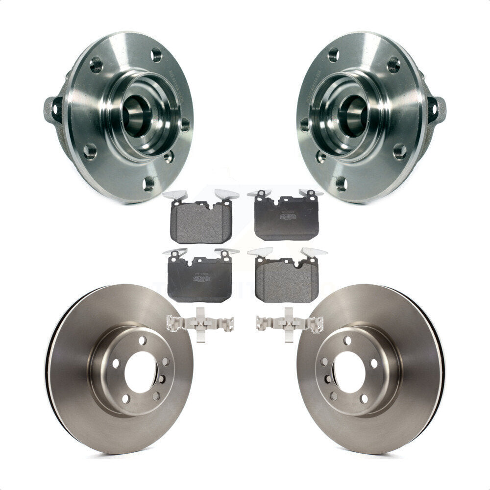 Hub Bearing Brake Rotor Pad Front Kit For BMW 328i xDrive 320i 228i 435i Gran GT