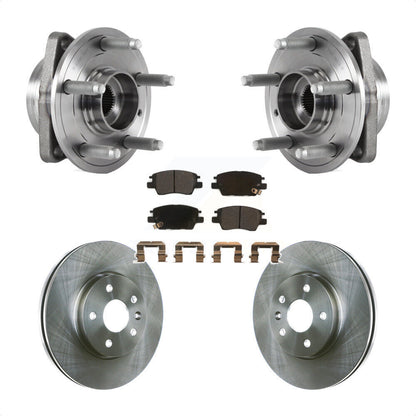 Hub Bearing Assembly Brake Rotor Pads Front Kit For Chevrolet Cruze Volt Bolt EV