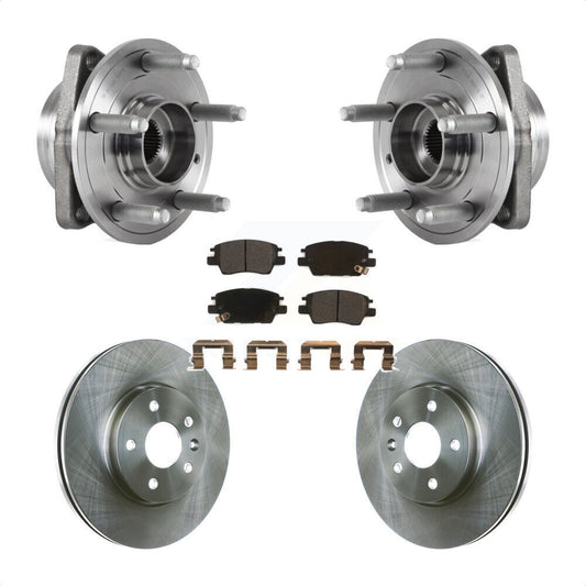 Hub Bearing Assembly Brake Rotor Pads Front Kit For Chevrolet Cruze Volt Bolt EV