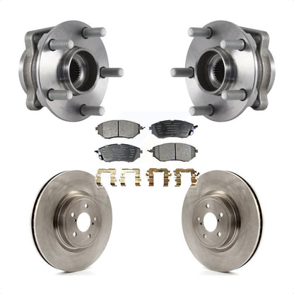 Hub Bearing Assembly Disc Brake Rotor And Pad Front Kit For Subaru Forester 2.0L
