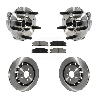 Hub Bearing Brake Rotor & Pad Front Kit For Ford Taurus Police Interceptor Sedan