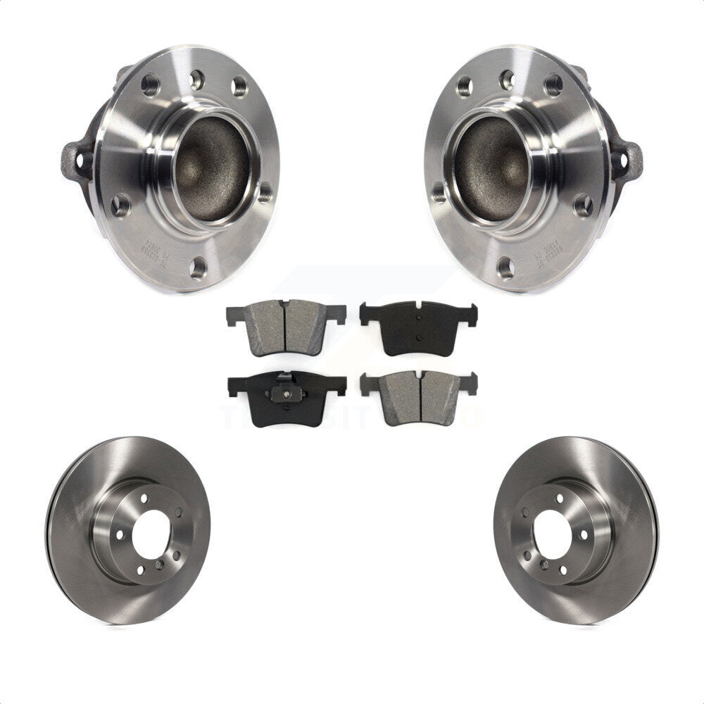 Hub Bearing Brake Rotor Pad Front Kit For BMW 328i 320i 228i 428i 230i Gran 328d