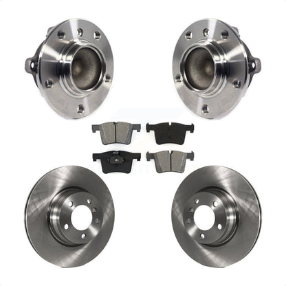 Hub Bearing Assembly Disc Brake Rotors And Pads Front Kit For BMW 328i 330e