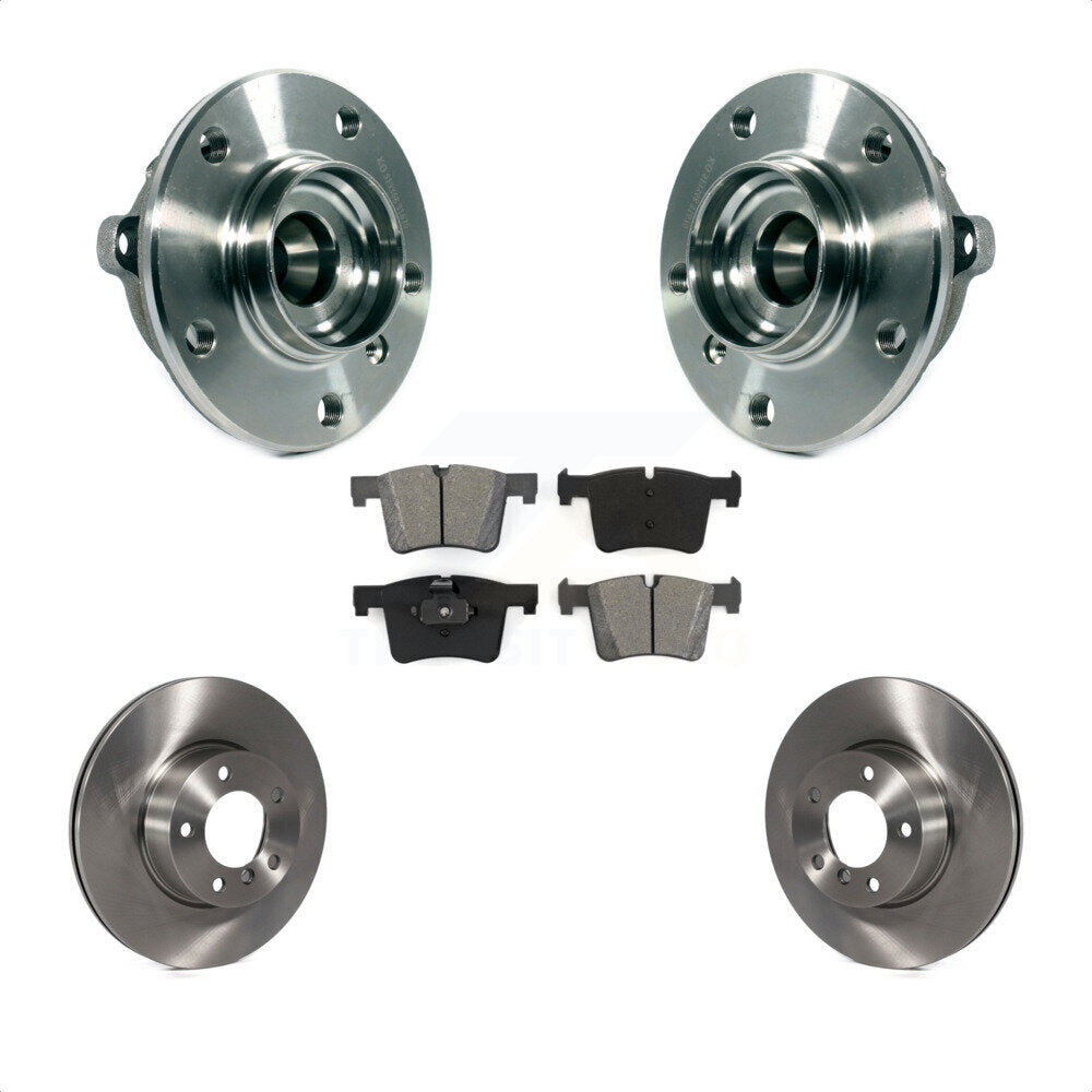 Hub Bearing Brake Rotor Pad Front Kit For BMW 328i xDrive 320i 228i 428i Gran GT