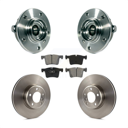 Hub Bearing Assembly Disc Brake Rotors And Pads Front Kit For BMW 335i xDrive GT