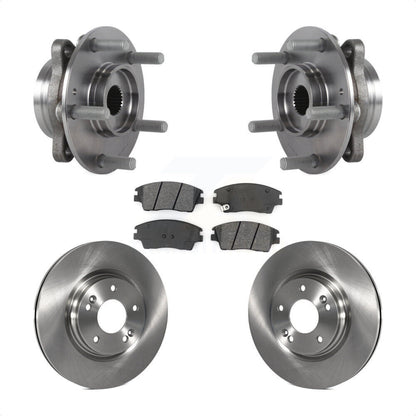 Hub Bearing Disc Brake Rotor & Pads Front Kit For 2017-2020 Hyundai Elantra 1.6L