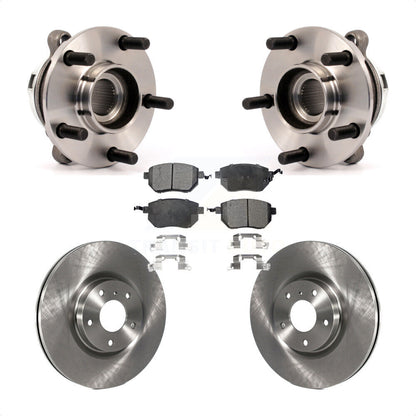 Hub Bearing Assembly Disc Brake Rotors And Pads Front Kit For Nissan Murano