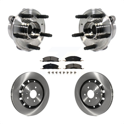 Hub Bearing Brake Rotor & Pad Front Kit For Ford Taurus Police Interceptor Sedan