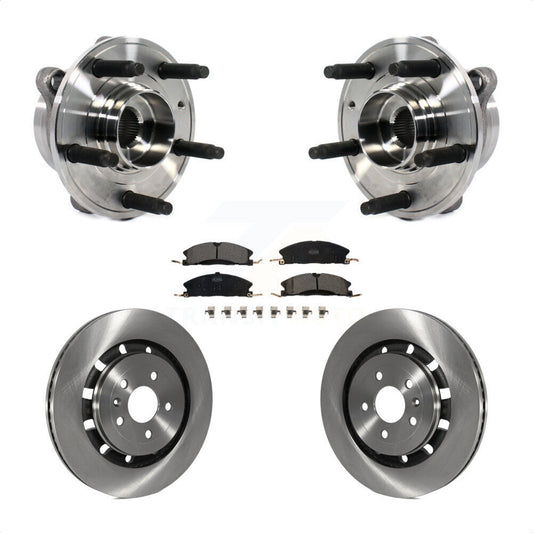 Hub Bearing Brake Rotor & Pad Front Kit For Ford Taurus Police Interceptor Sedan