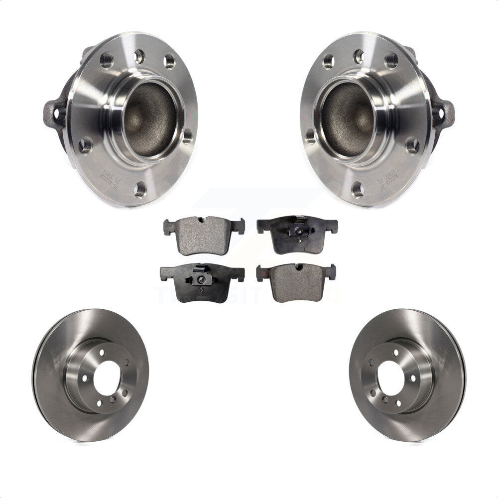 Hub Bearing Brake Rotor Pad Front Kit For BMW 328i 320i 228i 428i 230i Gran 328d