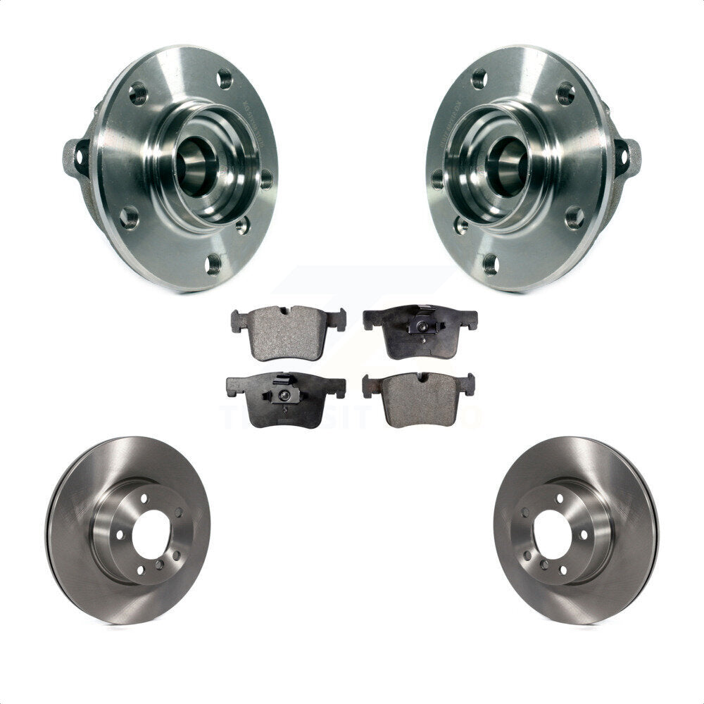 Hub Bearing Brake Rotor Pad Front Kit For BMW 328i xDrive 320i 228i 428i Gran GT