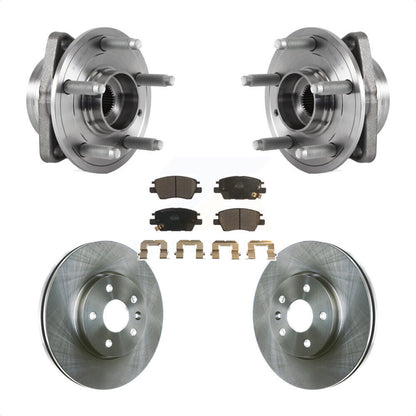 Hub Bearing Assembly Brake Rotor Pads Front Kit For Chevrolet Cruze Volt Bolt EV