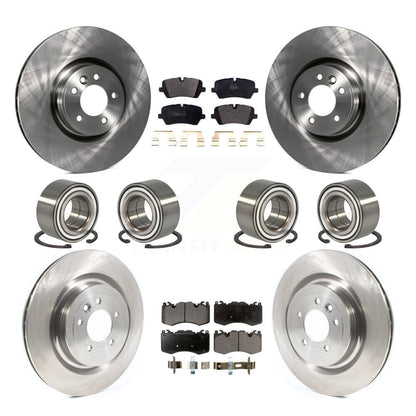 Bearing Disc Brake Rotor & Pads Front Rear Kit (10Pc) For Land Rover Range Sport
