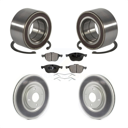 Wheel Bearing Coated Disc Brake Rotor Pads Front Kit For 2018-2022 Ford EcoSport